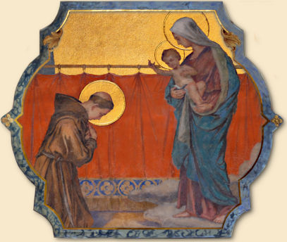 The Child Jesus and Saint Anthony